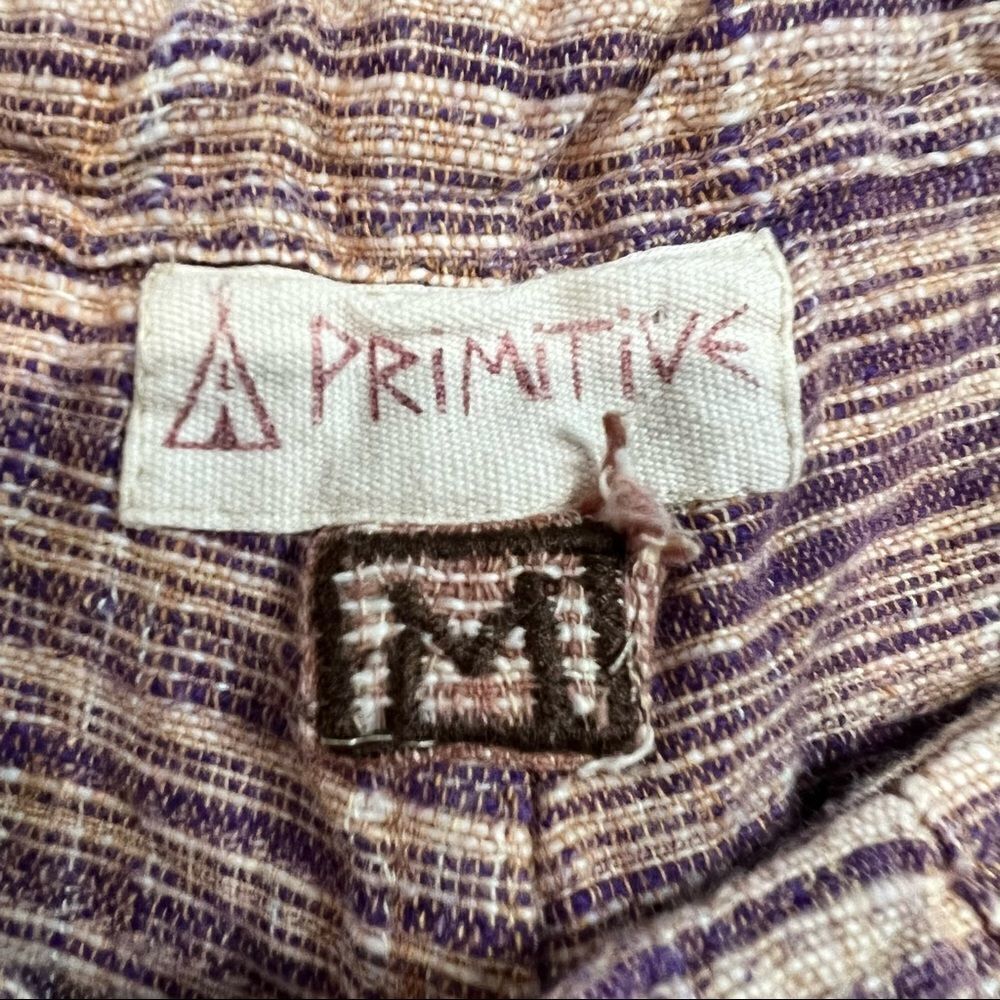 Primitive Pink & Purple Striped Capri Pants - Picture 2 of 6